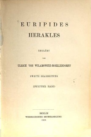 Euripides, Herakles, 2