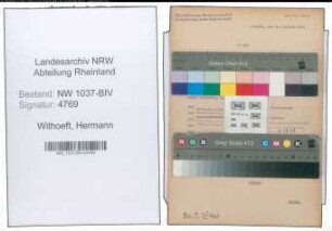 Entnazifizierung Hermann Withoeft , geb. 13.12.1901 (Lehrer)