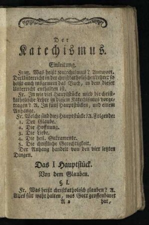 Der Katechismus