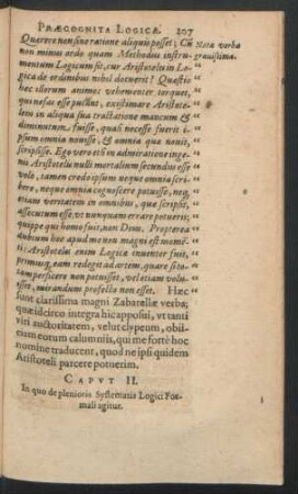 Caput II. In quo de plenioris Systematis Logici Formali agitur.