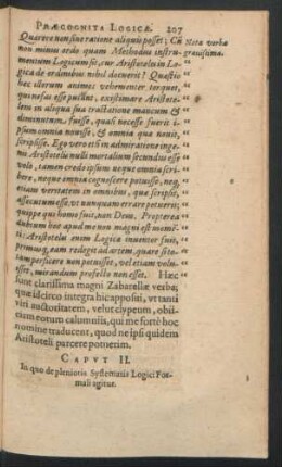 Caput II. In quo de plenioris Systematis Logici Formali agitur.