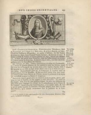 XIV. Corneille Speelman, gouverneur général, ...