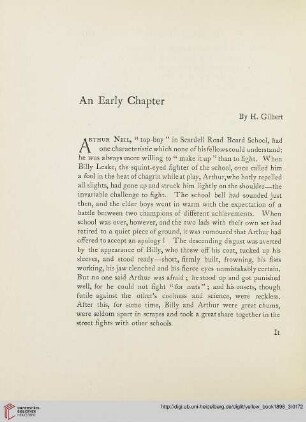 11: An early chapter
