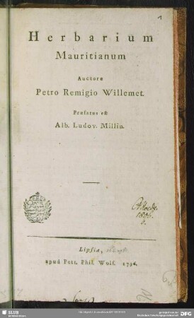 Herbarium Mauritianum