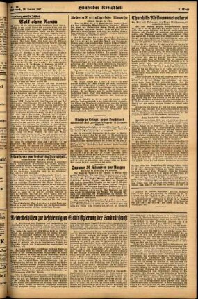 Zweite Ausgabe vom Mittwoch, den 28. Januar 1942.