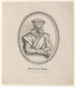 Bildnis des Matthias Flacius  Illyricus