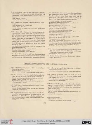 Unbekannte Meister des 18. Jahrhunderts