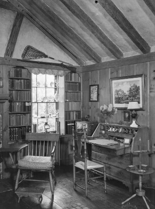 Southampton (New York), Wohnhaus, Inneres, Wohnraum im Dachgeschoss