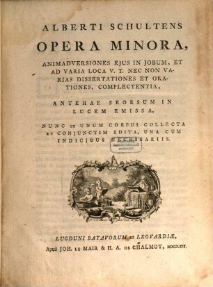 Opera minora