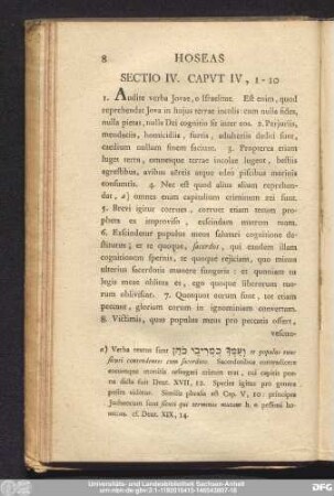 Sectio IV. Caput IV, 1 - 10