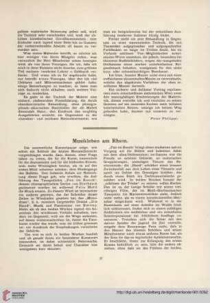 Musikleben am Rhein
