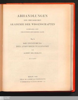 Die Entstehung der Andechser Wallfahrt