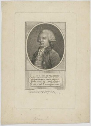 Bildnis des J. Petion de Villeneuve