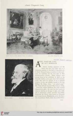 Vol. 61 (1917) = No. 244: Annie Traquair Lang