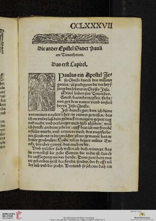 Die ander Epistel Sanct Pauli an Timotheum