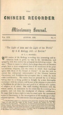 No. 8. August, 1888