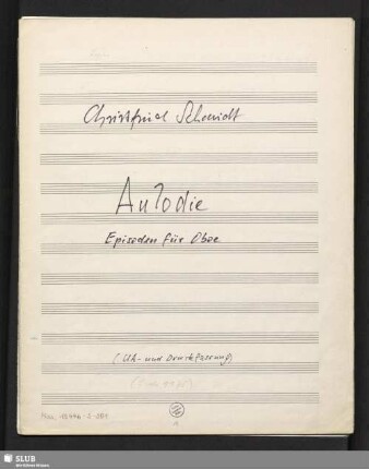 Aulodie - Mus.15446-S-501 : ob