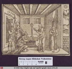 Saul läßt Samuel durch die Hexe von Endor aus dem Totenreich rufen (1. Sam. 27,14).