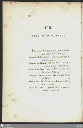 LIII. Ajax und Ulysses