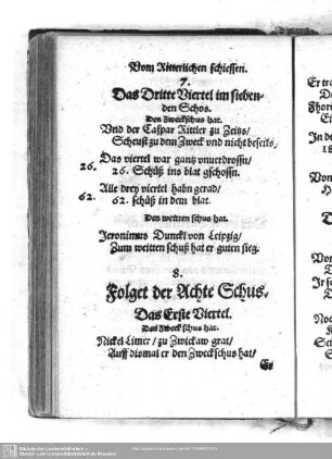 Folget der Achte Schus