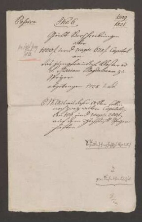 Schuldbrief des Bischofs Georg von Speyer gegenüber dem Frauenkloster überm Hasenpfuhl in Speyer über 675 Gulden zu 4 Prozent.