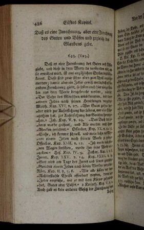 Daß es eine Zurechnung, aber eine Zurechnung des Guten und Bösen und zugleich des Glaubens gebe.