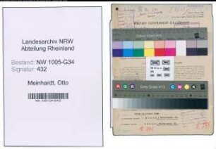 Entnazifizierung Otto Meinhardt , geb. 16.09.1904 (Arzt)