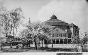 Dresden-Neustadt, Carolaplatz. Zirkus Sarrasani (1912). Haupteingang