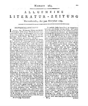 Cramer, J. G.: Ehrenrettung des Christenthums und dessen Lehrer gegen voreilige Scribenten und Tadler. Hof: Vierling 1785