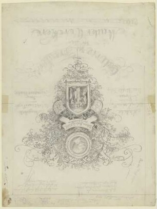 Widmung für Johann Friedrich Städel