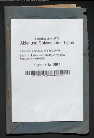 Erblasser: Kaupschaefer, Christian: Testament