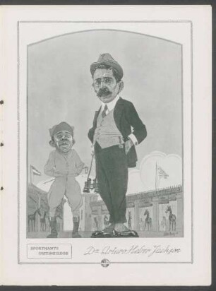 Sportmants distinguidos : Dn. Arturo Heber Jackson - [Caricatura]