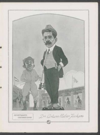 Sportmants distinguidos : Dn. Arturo Heber Jackson - [Caricatura]