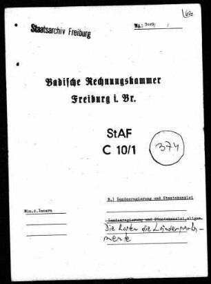 Landesregierung und Staatskanzlei