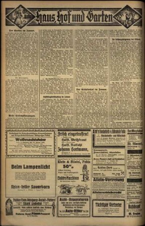 Fünfte Ausgabe vom Sonntag, den 12. Januar 1930.