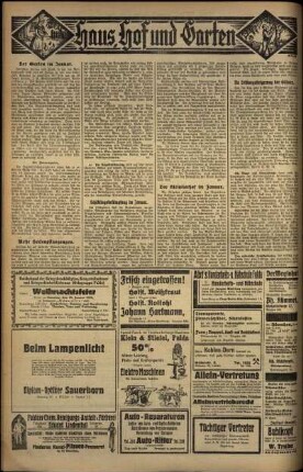 Fünfte Ausgabe vom Sonntag, den 12. Januar 1930.
