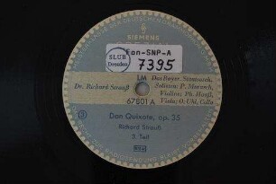 Don Quixote, op. 35 : 3. Teil / Richard Strauß