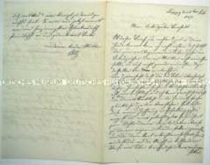 Brief an Bernhard Rostosky von seiner Mutter