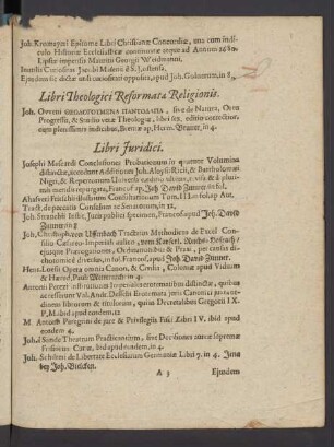 Libri Theologici Reformatae Religionis.