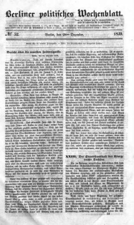 No 52, 28. Dezember 1839