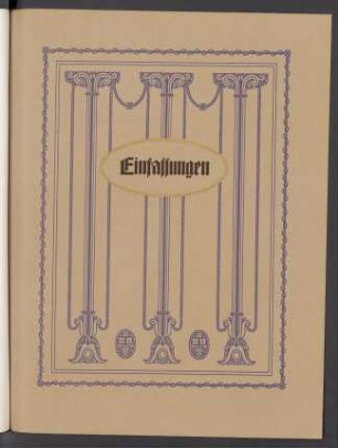 Einfassungen