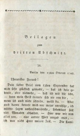 Beilagen zum dritten Abschnitt