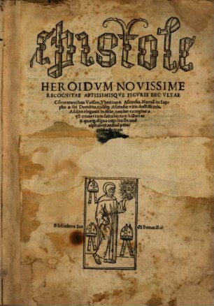 Epistole heroidum novissime recognitae aptissimique figuris excultae