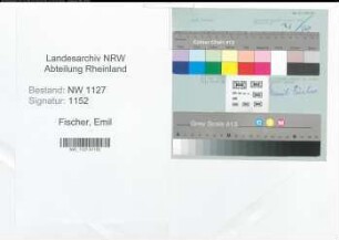 Entnazifizierung Emil Fischer , geb. 00.00.0000 (Kaufmann)