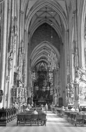 Wien: Stephansdom, Innenansicht