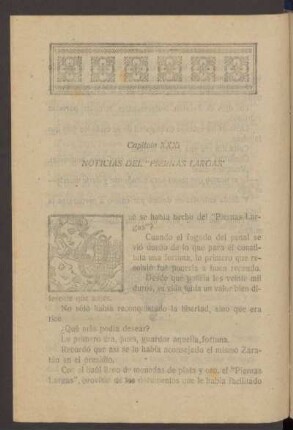 Capítulo XXXI - Noticias del "Piernas Largas"