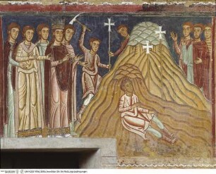 Silvesterlegende, Auffindung des wahren Kreuzes Christi