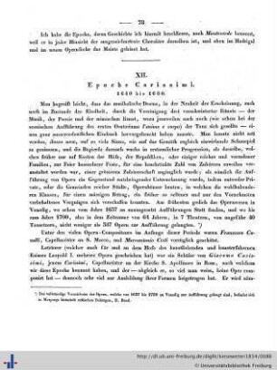 XII. Epoche Carissimi. 1640 bis 1680.