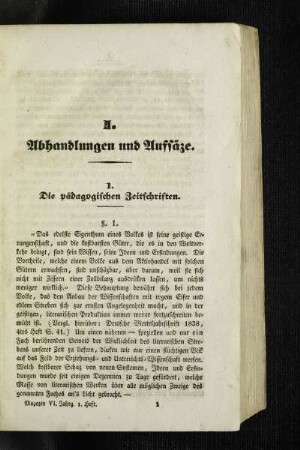 ¬Die¬ pädagogischen Zeitschriften