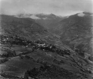 Illabaya : Blick auf Illabaya bei Sorata.